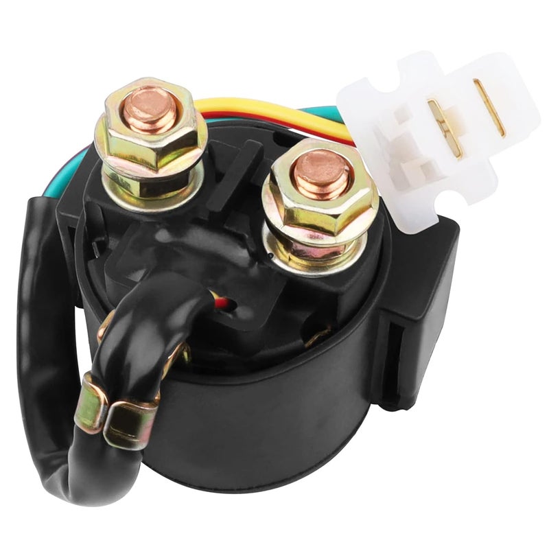 Oceanair Starter Solenoid Relay for Yamaha Warrior 350 1987-2004 Big Bear 350 1987-1999 Wolverine 350 1996-2005 YFM 350 1996-2005 for Honda TRX300 Fourtrax 300 1988-2000 TRX250 1984-1987 Sportrax 2003-2008 - Image 1